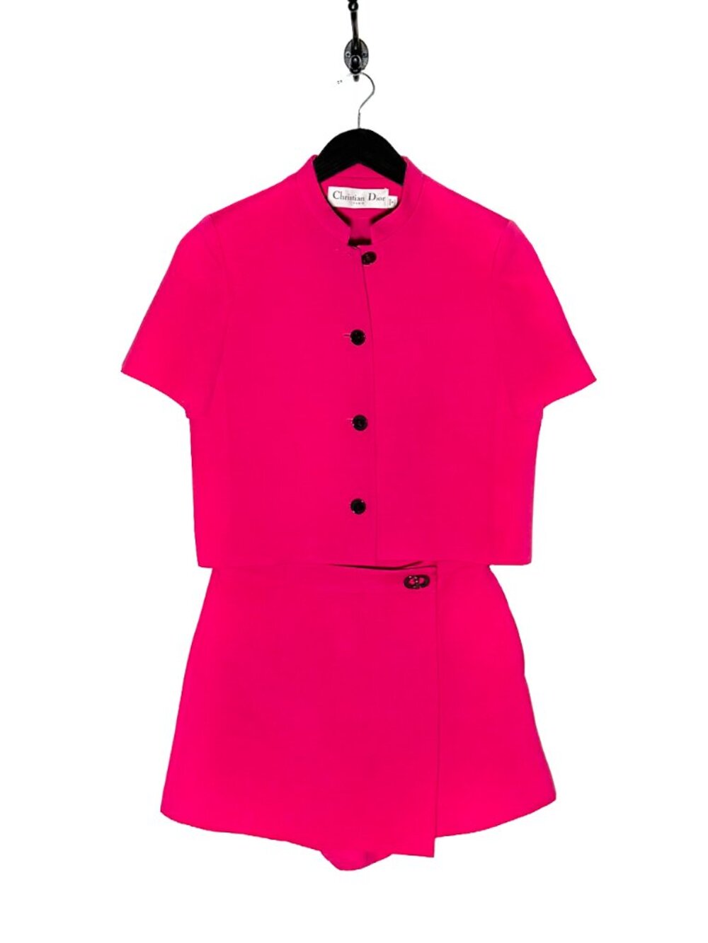 Christian Dior 2023 Pink Short Sleeves Jacket & Skort Set